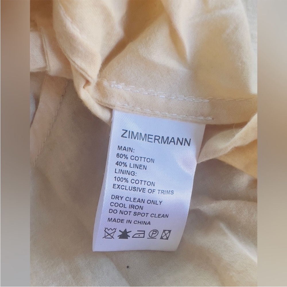 NWT ZIMMERMANN CIRCLE TRIM PRINT DRESS - Picture 7 of 13